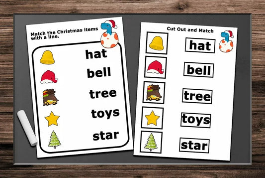 Holiday Matching Activity Template [CANVA]